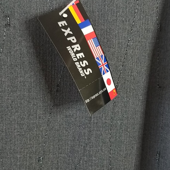 New EXPRESS Spaghetti Strap Dress - Gray Glitz - Picture 11 of 11